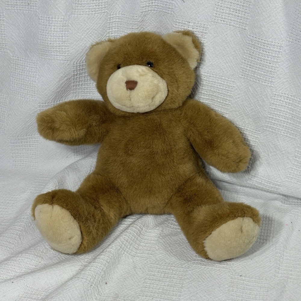 Build A Bear Workshop Brown Tan Stuffed Plush 15 Inch Teddy Bear